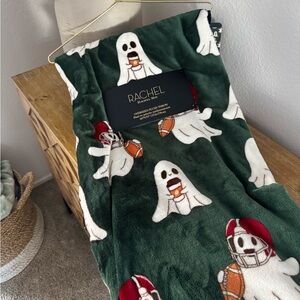 Rachel Roy Halloween Ghost Football Blanket